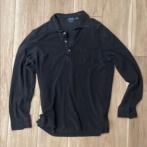 Polo by Ralph Lauren Men's Black Long Sleeve Shirt